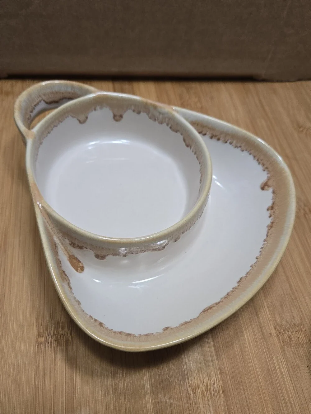 Soup Cracker Bowls –Set of 2 White Glaze Oven/Microwave Safe